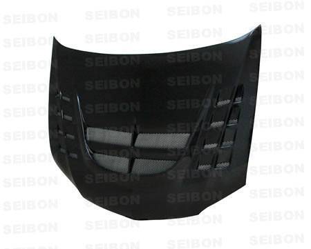 Seibon Carbon - Seibon CWII-style carbon fiber hood for 2003-2007 Mitsubishi Lancer EVO