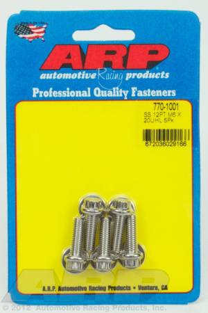 ARP - ARP M6 x 1.00 x 20 12pt SS bolts 770-1001