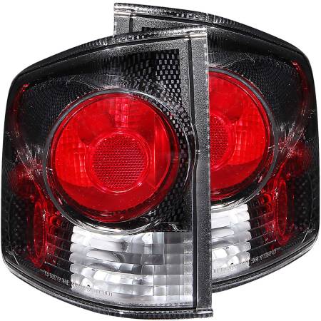 ANZO Headlights, Tail Lights and More  - ANZO 1995-2005 Chevrolet S-10 Taillights Carbon 3D Style