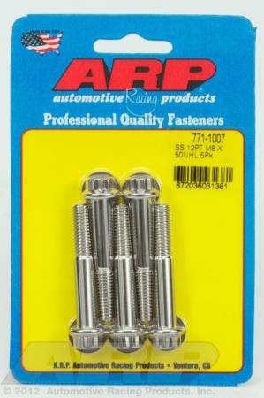 ARP - ARP M8 x 1.25 x 50 12pt SS bolts 771-1007