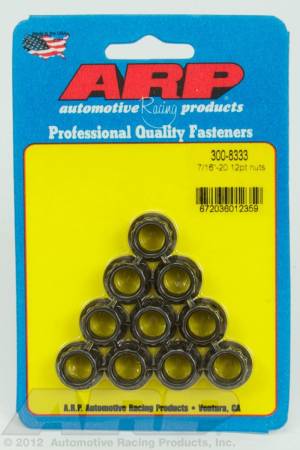 ARP - ARP 7/16-20 12pt nut kit 300-8333