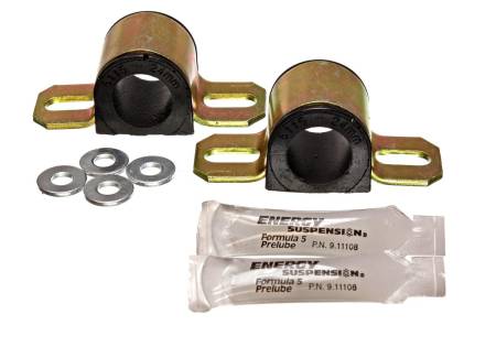 Energy Suspension - Energy Suspension 86-91 Mazda RX7 Black 24mm Front Sway Bar Bushings