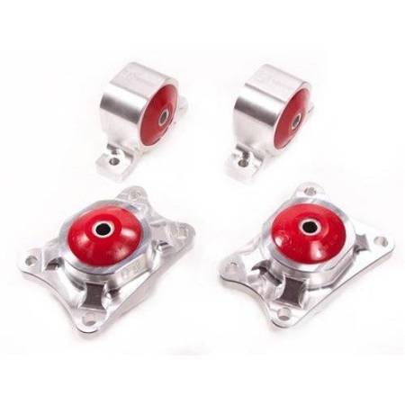 Innovative Mounts - Innovative 00-09 Honda S2000 F-Series Silver Aluminum Mounts 75A Bushings Billet Rear Diff Mounts