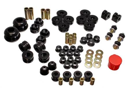 Energy Suspension - Energy Suspension 95-99 Dodge Neon FWD Black Hyper-flex Master Bushing Set