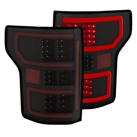 ANZO Headlights, Tail Lights and More  - ANZO 18-19 Ford F-150 LED Taillights Black