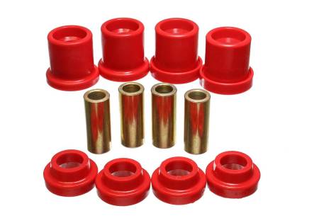 Energy Suspension - Energy Suspension 90-96 Nissan 300ZX Red Rear Sub Frame Set