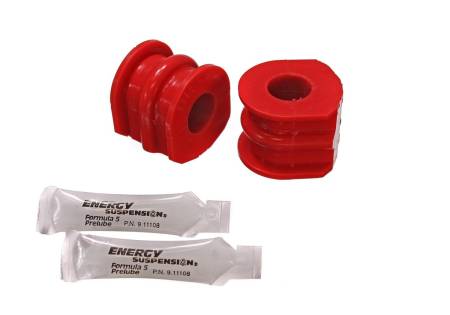 Energy Suspension - Energy Suspension 03-07 Infiniti G-35 Coupe RWD / 02-09 350Z Red 21mm Rear Sway Bar Frame Bushings