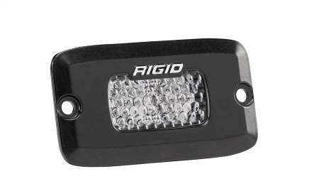 Rigid Industries - RIGID SR-M Series PRO, Flood Diffused, Flush Mount, Black Housing, Single