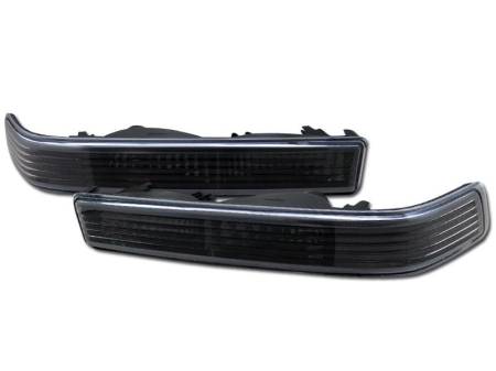 I3 Enterprise - I3 98-04 Chevy S10/S10 Blazer / Gmc Sonoma Bumper Parking Lights (Jdm Black)