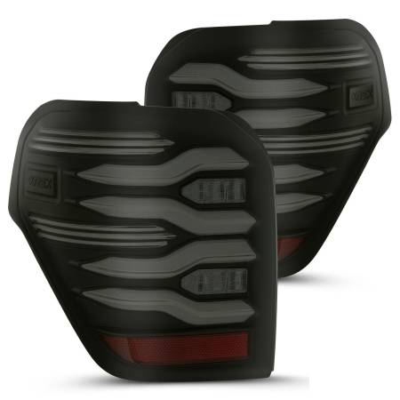 AlphaRex - AlphaRex 10-21 Toyota 4Runner LUXX LED Taillights Blk w/Activ Light/Seq Signal