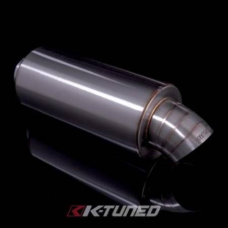 K-Tuned Universal Muffler - Turndown 2.5' Inlet / 3.5' Exit