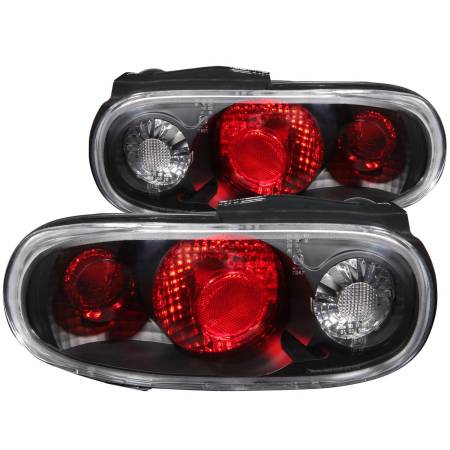 ANZO Headlights, Tail Lights and More  - ANZO 1990-1997 Mazda Miata Taillights Black