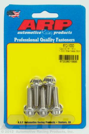 ARP - ARP 5/16-18 x 1.000 12pt SS bolts 612-1000