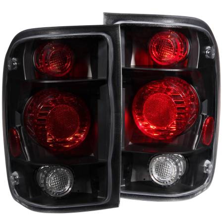 ANZO Headlights, Tail Lights and More  - ANZO 1998-2000 Ford Ranger Taillights Dark Smoke G2