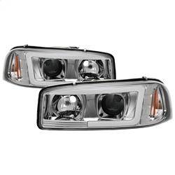 Spyder Auto - Spyder GMC Sierra 1500/2500/3500 99-06 V2 Projector Headlights - DRL - Chrome PRO-YD-CDE00V2-LB-C