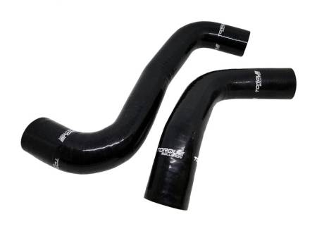 Torque Solution - Torque Solution 08-14 Subaru WRX / 08-18 STI / 09-13 Forester XT Silicone Radiator Hose Kit - Black