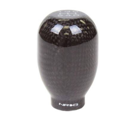 NRG Innovations - NRG Innovations Shift Knob 42mm - Black Carbon Fiber (5 Speed)