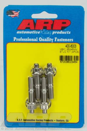 ARP - ARP M8 X 1.25 X 45mm broached stud kit - 4pcs 400-8003