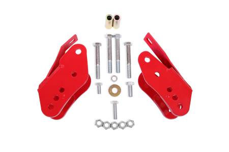 BMR Suspension - BMR 05-14 S197 Mustang Bolt-On Control Arm Relocation Brackets - Red