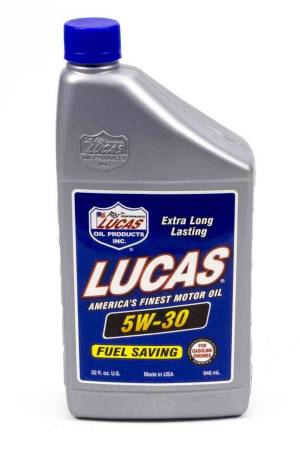 Lucas Oil - Lucas Motor Oil - High Performance - 5W30 - Conventional - 1 qt - Each