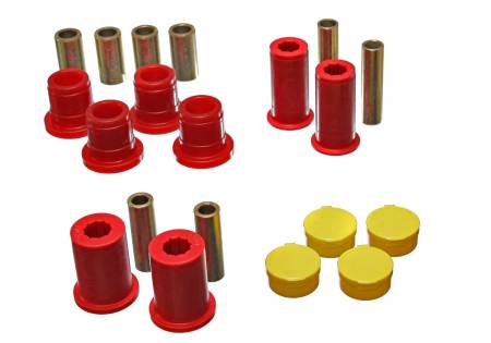 Energy Suspension - Energy Suspension 97-01 Dodge Dakota 2WD Red Front Control Arm Bushing Set