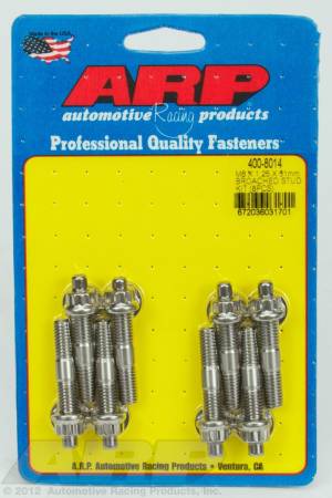 ARP - ARP M8 X 1.25 X 51mm broached stud kit - 8pcs 400-8014