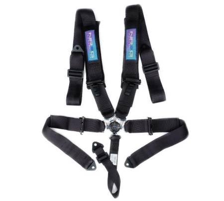 NRG Innovations - NRG Innovations 5PT 3in. Seat Belt Harness / Cam Lock - Black