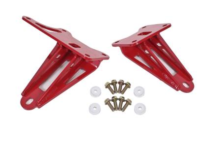 BMR Suspension - BMR 11-17 S197 Mustang Motor Mount Brackets - Red