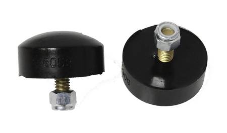 Energy Suspension - Energy Suspension Black 1 inch Tall Button head Bump Stop Set (2 per set)