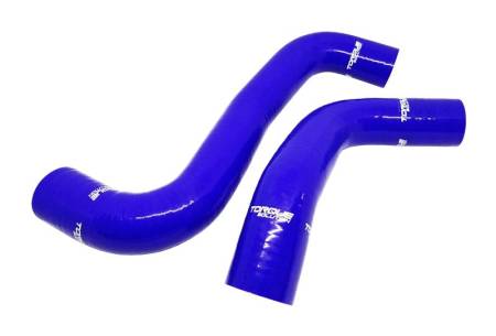 Torque Solution - Torque Solution 08-14 Subaru WRX / 08-18 STI / 09-13 Forester XT Silicone Radiator Hose Kit - Blue