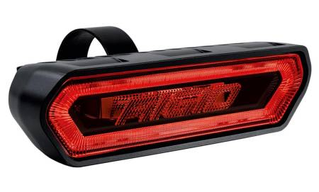 Rigid Industries - RIGID Chase, Rear Facing 5 Mode LED Light, Red Halo, Black Housing