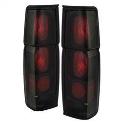 Spyder Auto - Spyder Nissan Hardbody 86-97 Euro Style Tail Lights Black Smoke ALT-YD-NH86-BSM