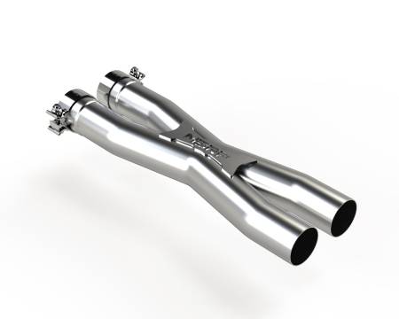 MBRP Exhaust - MBRP 12-21 Ferrari 812SF/812GTS/F12 6.3L/ 6.5L 3in Resonator Delete X-Pipe - T304