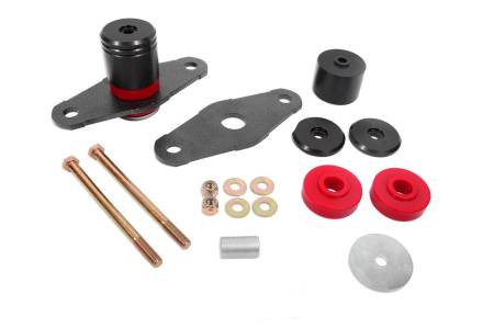 BMR Suspension - BMR 11-18 Dodge Challenger Motor Mount Polyurethane Bushing Upgrade Kit - Black Anodized