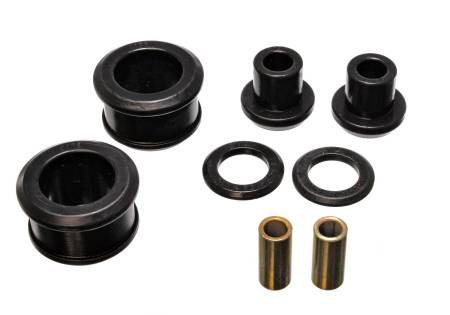 Energy Suspension - Energy Suspension 90-96 Nissan 300ZX Black Rear Differential Carrier Bushing Set (Must reuse all met