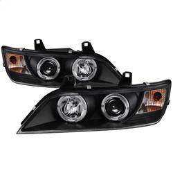 Spyder Auto - Spyder BMW Z3 96-02 Projector Headlights LED Halo Black High H1 Low H1 PRO-YD-BMWZ396-HL-BK