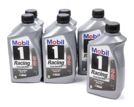 Mobil 1 - Mobil 1 Motor Oil - Racing - 0W50 - Synthetic - 1 qt - Set of 6