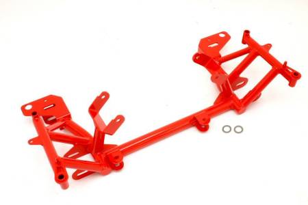 BMR Suspension - BMR 98-02 4th Gen F-Body K-Member w/ LS1 Motor Mounts and STD. Rack Mounts - Red