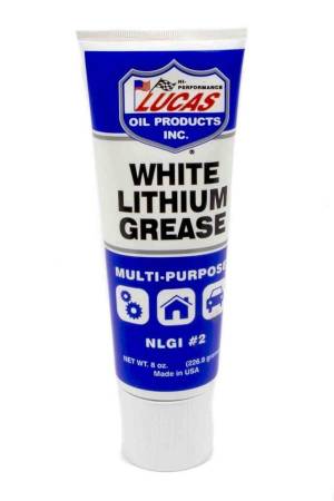 Lucas Oil - Lucas Grease - White Lithium - Conventional - 8 oz tube - Each