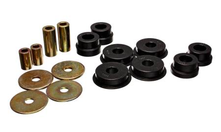 Energy Suspension - Energy Suspension 03-05 Mitsubishi Lancer EVO 8 Black Rear Differential / Mustache Bar Bushing Set