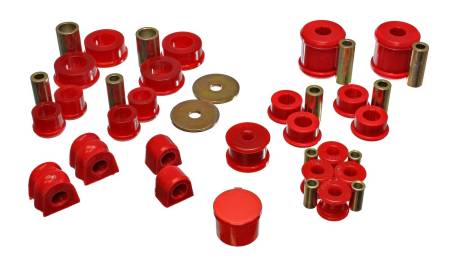 Energy Suspension - Energy Suspension 02-06 Subaru Impreza/WRX Red Hyper-Flex Master Bushing Set