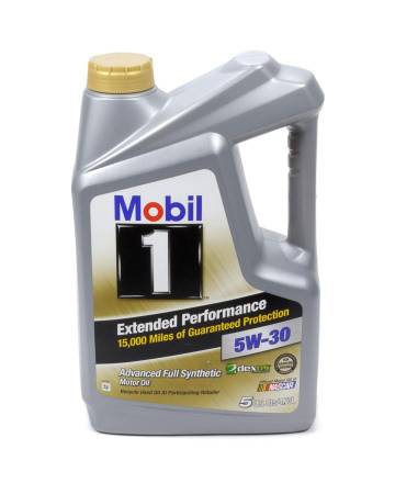 Mobil 1 - Mobil 1 Motor Oil - Extended Performance - 5W30 - Synthetic - 5 qt - Each