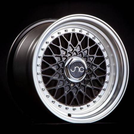 JNC Wheels - JNC Wheels Rim JNC004 Matte Black Machined Lip 16x8 5x100/5x114.3 ET25