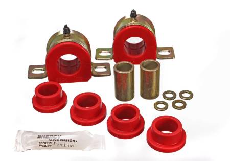 Energy Suspension - Energy Suspension 73-80 GM K5 Blazer / 73-80 K10/K20/K30 Red Complete Front Sway Bar Bushing Set