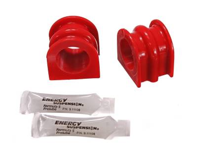 Energy Suspension - Energy Suspension 03-07 Infiniti G-35 Coupe RWD / 02-09 350Z Red 32mm Front Sway Bar Frame Bushings