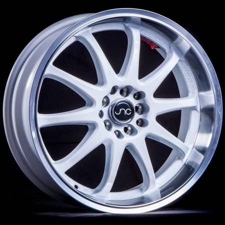 JNC Wheels - JNC Wheels Rim JNC019 White Machined Lip 18x9 5x100/5x114.3 ET20