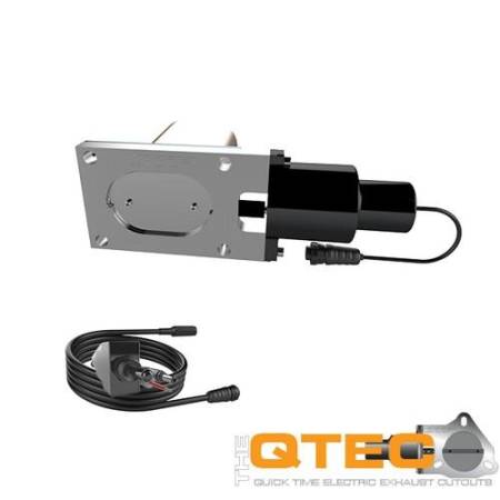 QTP (Quick Time Performance) - QTP Bolt-On QTEC Low Profile Oval Electric Cutout Valve