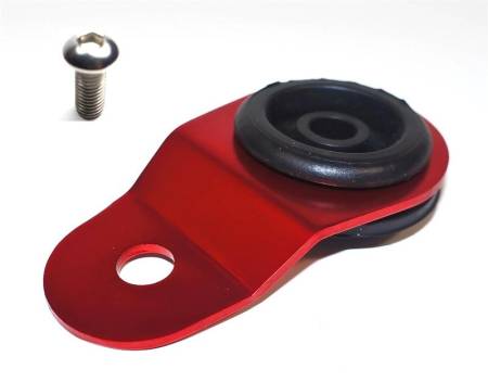 Torque Solution - Torque Solution Radiator Mount w/ Insert (RED) : Mitsubishi Evolution 7/8/9