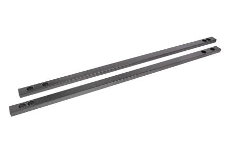 BMR Suspension - BMR 15-17 S550 Mustang Super Low Profile Chassis Jacking Rails - Black Hammertone