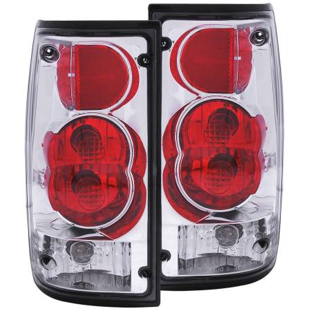 ANZO Headlights, Tail Lights and More  - ANZO 1989-1995 Toyota Pickup Taillights Chrome